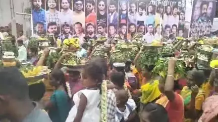 பாப்பிரெட்டிபட்டி: தாளநத்தம் ஸ்ரீ மாரியம்மன் காளியம்மன் பால்குட ஊர்வலம் வெகு விமர்சையாக நடைபெற்றது