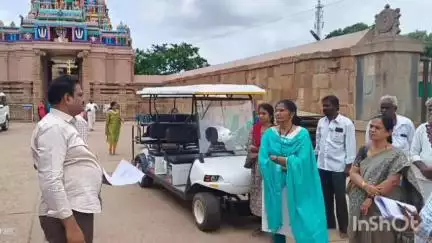 అహోబిలంలో యోగాంద్ర కార్యక్రమం ఏర్పాట్లను పరిశీలించిన ఆర్డీవో