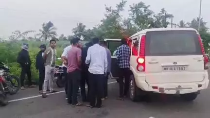 खानापूर विटा: खंबाळेजवळ दुचाकीस्वाराचा अपघात; गंभीर जखमी