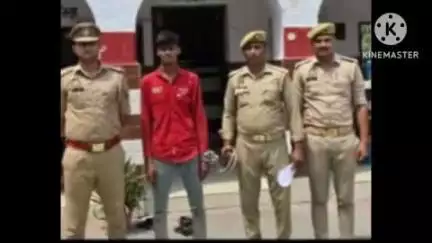 संभल: चंदौसी मुरादाबाद बाईपास पर सरकारी ट्यूबवेल के पास जान से मारने की नीयत से चाकू से हमला करने वाले आरोपी को पुलिस ने गिरफ्तार किया