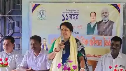 কমলপুর: সুরমা বিজেপি মন্ডলের  উদ্যোগে হালহালি কমিউনিটি হল প্রাঙ্গণে বিজেপির চৌপাল বৈঠক অনুষ্ঠিত হয়
