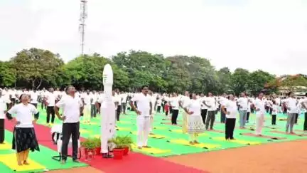శ్రీహరికోట షార్ కేంద్రంలో యోగా, ధ్యాన కార్యక్రమాలు నిర్వహణ