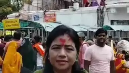 देवघर: रामगढ़ की विधायक ममता देवी ने बाबा बैद्यनाथ मंदिर में की पूजा-अर्चना