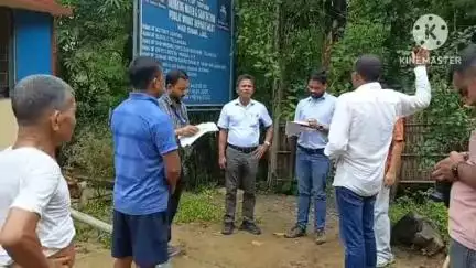 তেলিয়ামুড়া: খোয়াই জেলার অতিরিক্ত জেলাশাসকের নেতৃত্বে তেঃমুড়া মহকুমার বিভিন্ন জায়গায় পানীয় জলের পাম্প মেশিন পরিদর্শন