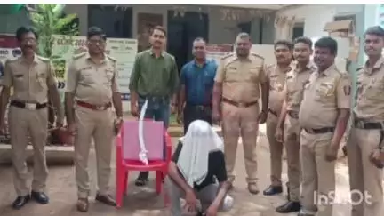 सिंदेवाही: शहरातील विद्यानगर कॉलनी येथे तलवार घेऊन फिरणाऱ्या आरोपीला पोलिसांनी केली अटक