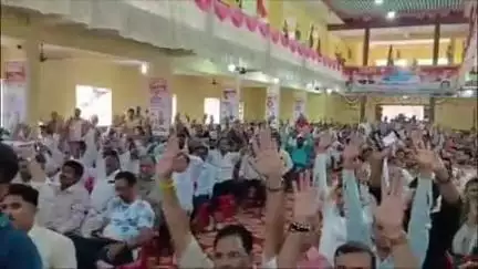 प्रभात पट्टन: संगठन सृजन अभियान कार्यक्रम में प्रभात पट्टन पहुंचे कांग्रेस अध्यक्ष जीतू पटवारी