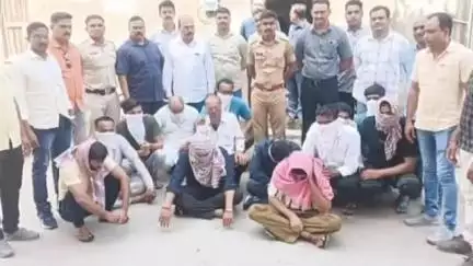 नगर: बागडपट्टी येथील जुगार अड्ड्यावर छापा :अहिल्यानगर पोलिसाची कारवाई