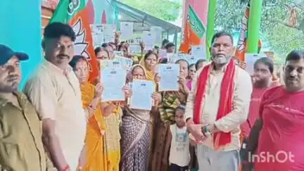 कर्माटांड /विद्यासागर: भाजपा द्वारा कर्माटांड़ में संकल्प सभा का आयोजन, केंद्र सरकार की उपलब्धियों से कराया अवगत