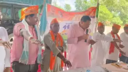 मोतिहारी: जिले के बलुआ पंचायत में भाजपा द्वारा विकसित भारत संकल्प सभा का आयोजन किया गया