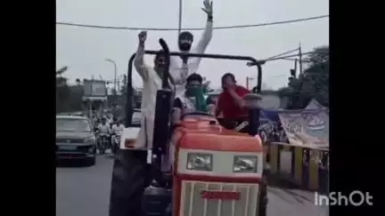 देवबंद: नागल में भारतीय किसान यूनियन रक्षक ने महानगर अध्यक्ष के नेतृत्व में निकाली बाइक रैली