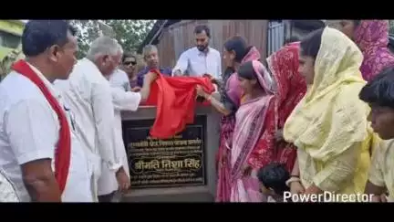 प्राणपुर: छेमना हाट में सड़क निर्माण कार्य का शिलान्यास हुआ, कई लोग मौजूद रहे