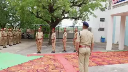 आनंदपुरी: आनंदपुरी पुलिस थाना का वार्षिक निरीक्षण हुआ, जिला पुलिस अधीक्षक ने बॉर्डर का किया निरीक्षण