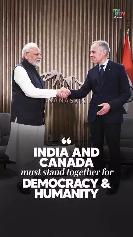 G7 સમિટ કેનેડામાં PM મોદીએ કહ્યું આર્થિક ભાગીદારીથી લઈને લોકો વચ્ચેના ગાઢ સંબંધો સુધી ભારત અને કેનેડા જોડાયેલા છે.