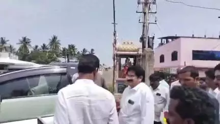 బిజెపి ఎంపీ పురందేశ్వరికి ఘనంగా స్వాగతం పలికిన అనపర్తి ఎమ్మెల్యే నల్లమిల్లి