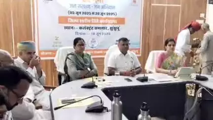 झुंझुनू: वंदे गंगा जल संरक्षण अभियान को लेकर कलेक्ट्रेट सभागार में कार्यशाला का आयोजन, नव नियुक्त जिला अध्यक्ष का किया गया सम्मान