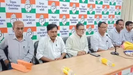মোহনপুর: আগরতলার কংগ্রেস ভবনে হল প্রদেশ কংগ্রেস SC ডিপার্টমেন্টের সদর জেলার সাংগঠনিক বৈঠক, উপস্থিত রাজ্য সভাপতি