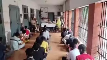 पलवल: पलवल जिला कारागार में लगातार तीसरे सप्ताह गीता पाठ का सफल आयोजन