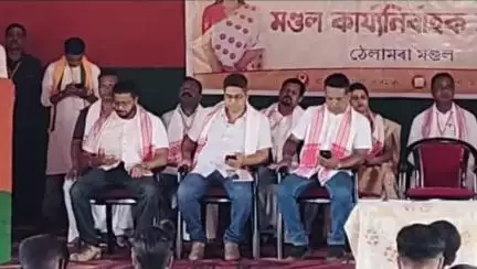 তেজপুৰ: আজি ধিৰাইমাজুলী গাঁৱত অনুষ্ঠিত হ’য় ভাৰতীয় জনতা পাৰ্টীৰ ঠেলামৰা মণ্ডলৰ প্ৰথমখন কাৰ্যনিৰ্বাহক সভা