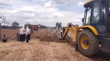 माण्डलगढ़: सरथल्ला में विद्यालय के खेल मैदान से हटाया गया अतिक्रमण