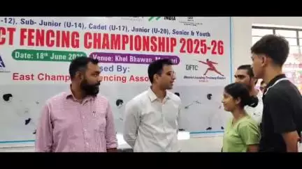 मोतिहारी: मोतिहारी में जिला स्तरीय तलवारबाजी प्रतियोगिता का हुआ आयोजन