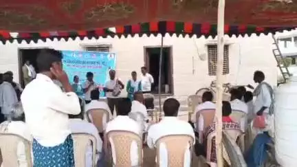 నిర్మల్: సారంగాపూర్ మండలం జామ్ గ్రామంలో డ్రగ్స్ వల్ల కలిగే అనర్థాలపై అవగాహన కల్పించిన తెలంగాణ సాంస్కృతిక సారధి కళాకారులు
