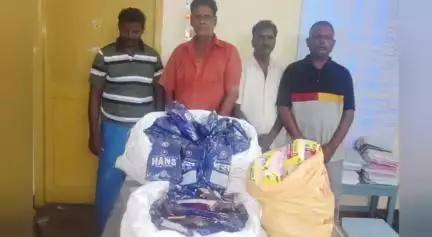 ஆரணி: ஆரணியில் குட்காபொருட்கள் விற்பனை நான்கு பேர் கைது