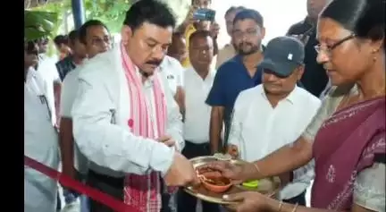 বজালী ভাগ: বজালী উচ্চতৰ মাধ্যমিক বিদ্যালয়ৰ শতবৰ্ষ উদযাপন সমিতিৰ কাৰ্যালয়টি আনুষ্ঠানিক ভাৱে উদ্বোধন কৰে মন্ত্ৰী ৰণজিৎ কুমাৰ দাসে