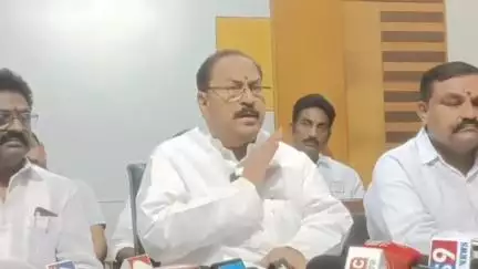తాడేపల్లిగూడెం: అంబేద్కర్ రాజ్యాంగం కాకుండా సీఎం చంద్రబాబు కుమారుడు లోకేష్ రెడ్ బుక్ రాజ్యాంగం అమలు చేస్తున్నారు: మాజీ మంత్రి సత్యనారాయణ