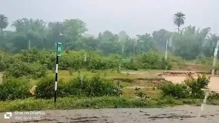 जयपुर थाना क्षेत्र के विभिन्न गांवों में भारी बारिश हुआ