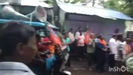 শ্যামপুর ১: শ্যামপুর কেন্দ্র বিজেপির পক্ষ থেকে শ্যামপুর থানা ঘেরাও বিক্ষোভ কর্মসূচি মহেশতলা ঘটনার প্রতিবাদে