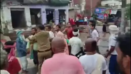गोवर्धन: गोवर्धन में नाला सफाई के दौरान नगर पालिका कर्मियों की हुई पिटाई