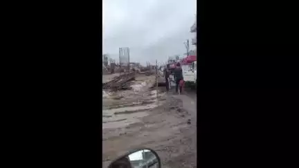 गंगरार: गंगरार में ओवर ब्रिज कार्य के चलते एक किलोमीटर लंबा जाम लगा, गंगरार थाना पुलिस मौके पर पहुंची