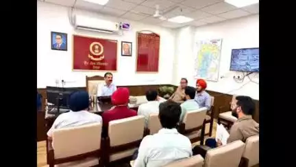 ਦਿੜਬਾ: ਦਿੜਬਾ ਦੇ ਡੀਐਸਪੀ ਰਜੇਸ਼ ਸ਼ਰਮਾ ਵੱਲੋਂ ਹੜਾਂ ਦੀ ਰੋਕਥਾਮ ਸਬੰਧੀ ਵੱਖ ਵੱਖ ਵਿਭਾਗਾਂ ਦੇ ਅਧਿਕਾਰੀਆਂ ਨਾਲ ਕੀਤੀ ਅਹਿਮ ਮੀਟਿੰਗ