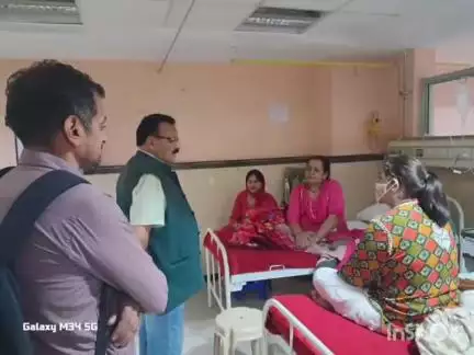 बल्ह: बल्ह विधायक इंद्र सिंह गांधी ने नेरचौक मेडिकल कॉलेज में उपचाराधीन मरीजों का जाना हालचाल