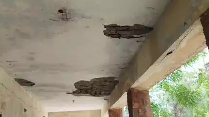 पाली: पुराना बस स्टैंड के निकट बहुउद्देशीय पशु चिकित्सालय का भवन लंबे समय से जर्जर, डॉक्टर परेशान#jansmasya