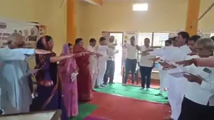 कालापीपल: अरनिया कला में भाजपा की विकसित भारत संकल्प सभा का आयोजन, मंडल अध्यक्ष व पूर्व विधायक रहे उपस्थित