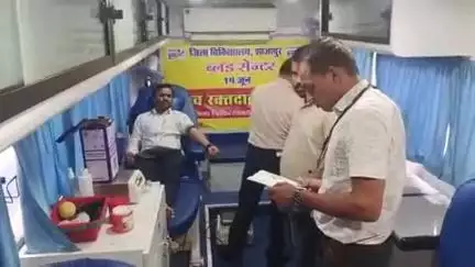 पोलायकलां: अकोदिया सिविल अस्पताल में रक्तदान शिविर, 41 लोगों ने किया स्वैच्छिक रक्तदान