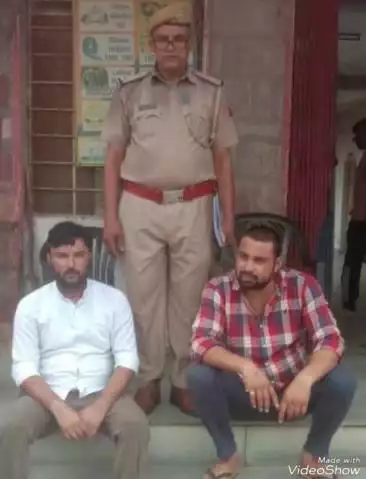 भरतपुर: भरतपुर की चिकसाना थाना पुलिस ने मारपीट कर अपहरण के मामले में दो आरोपियों को किया गिरफ्तार