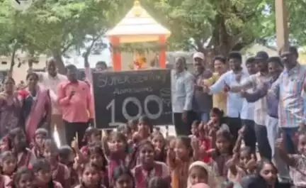 మాచారెడ్డి: పాల్వంచలోని జిల్లా పరిషత్తు పాఠశాలలో ఐదు రోజుల్లో 100 మంది విద్యార్థులు అడ్మిషన్లు పొందారు