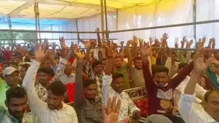 सूरजपुर: कोल माइंस का ग्रामीणों ने किया तीखा विरोध, पर्यावरणीय जनसुनवाई का किया बहिष्कार