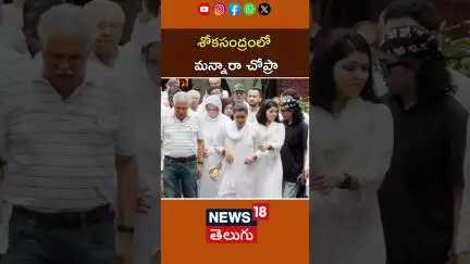 Mannara Chopra Breaks Down In Grief | శోకసంద్రంలో మన్నారా చోప్రా | #shorts | N18S