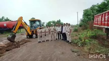 निम्बाहेड़ा: निम्बाहेड़ा उपकारागृह की 30 बीघा भूमि से अतिक्रमण हटाया गया