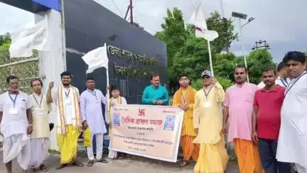 কৈলাশহর: বৈদিক ব্রাহ্মণ সমাজের উদ্যোগে কৈলাসহরের জেলা শাসকের কাছে ৭ দফা দাবি আদায়ের লক্ষ্যে একটি ডেপুটেশন দেওয়া হয়