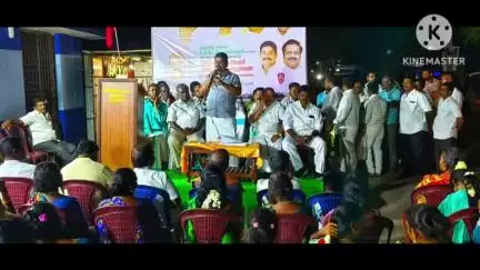ஆம்பூர்: மாதனூரில் திமுக கிழக்கு ஒன்றிய இளைஞர் அணி சார்பில் தெருமுனை கூட்டம் எம்எல்ஏக்கள் பங்கேற்பு