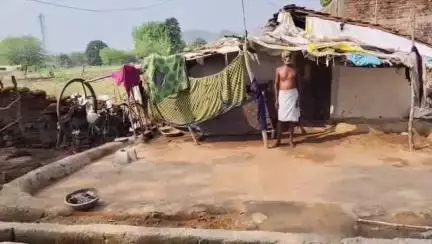 पन्ना: पन्ना के देवगांव में बुजुर्ग को ज़मीन का हक़ नहीं मिला, पटवारी ने सीमांकन से किया इनकार