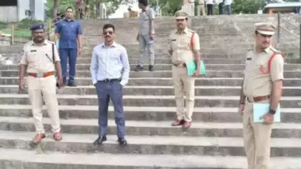 బోధన్: రెంజల్ కందకుర్తి త్రివేణి సంగమ పుష్కర ఘాటును పరిశీలించిన సిపి సాయి చైతన్య