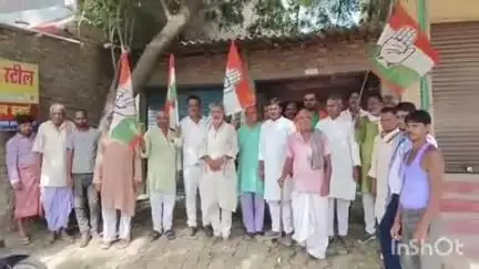 हरलाखी: हरलाखी प्रखंड क्षेत्र में कांग्रेस पार्टी द्वारा हर घर कांग्रेस का झंडा अभियान चलाया गया