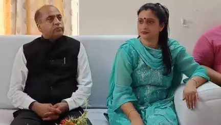 पच्छाद: पूर्व मुख्यमंत्री जयराम ठाकुर सराहां पहुंचे, भाजपा विधायक रीना कश्यप समेत कार्यकर्ताओं ने किया स्वागत