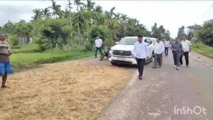 ಶಿಕಾರಿಪುರ: ತಾಲ್ಲೂಕಿನಲ್ಲಿ ಮಳೆ ಹಾನಿ ಪ್ರದೇಶಗಳಿಗೆ ಸಂಸದ ಬಿ.ವೈ ರಾಘವೇಂದ್ರ ಭೇಟಿ, ಪರಿಶೀಲನೆ