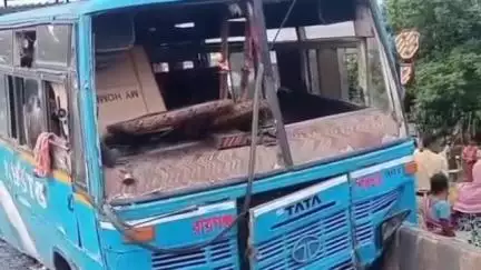 ফাঁসিদেওয়া: বিধাননগরে দূর্ঘটনার কবলে পড়ল একটি বেসরকারি যাত্রীবাহী বাস; আহত আনুমানিক ৫০ জন